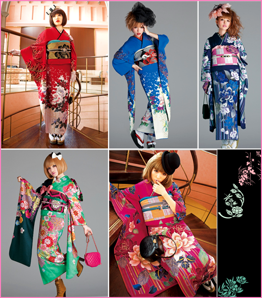 geisha kimonos geisha kimonos in diffrent colors
