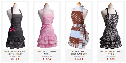 See more cute aprons here! Vintage Style 50s Aprons Kawaii Cupcake