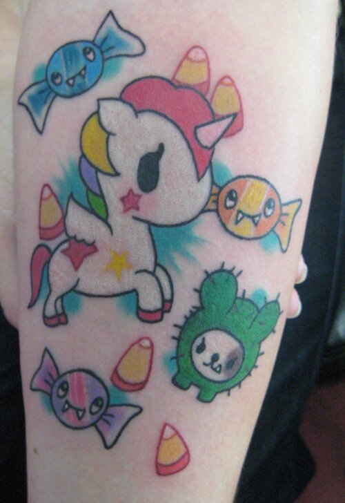 Tokidoki Tattoos – A Unicorn, Hello Kitty Tokidoki Unicorn. Tokidoki Tattoos – A Unicorn,
