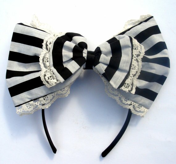 Bow head band Bow head band with lace