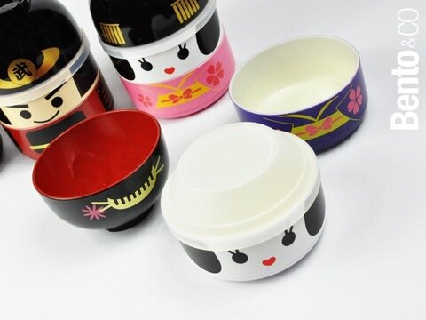 Kokeshi Bento Box Bowls Geisha