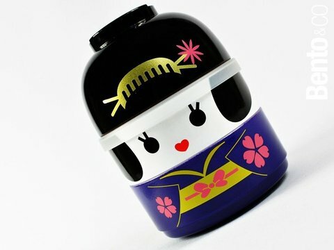 Kokeshi Bento Box Geisha Kokeshi Bento Box Geisha