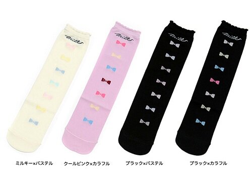 Milk Bow Socks Milk Bow Socks Kawaii Fashion