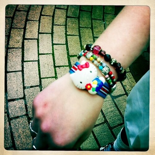 Fluffyghost Fluffyghost In Brighton Hello Kitty Bracelet