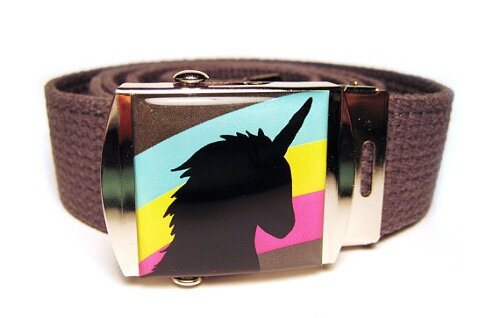 Gray Kawaii Unicorn Belt Gray Kawaii Unicorn Belt Kawaii Accessories