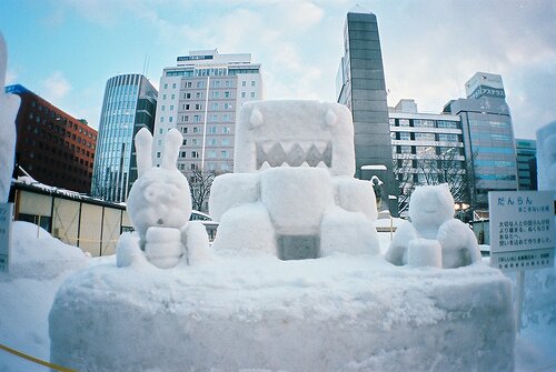 Domo Kun Snowman Domo Kun Snowman Chrismas Kawaii Blog