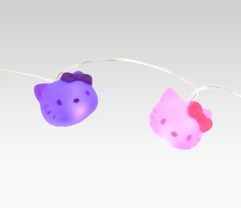 Hello Kitty Christmas Hello Kitty Christmas Lights In Different Colors Kawaii Christmas Decorations Blog