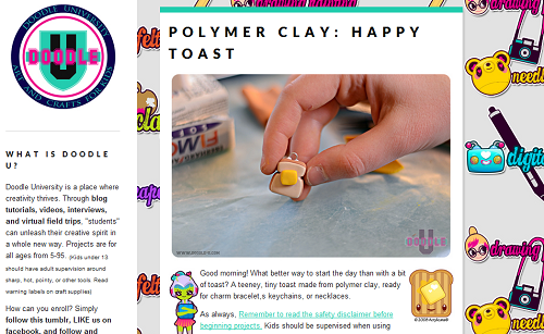Kawaii Tutorial Blog Kawaii blog Tutorial Acrylicana Crafts Kawaii Blogging