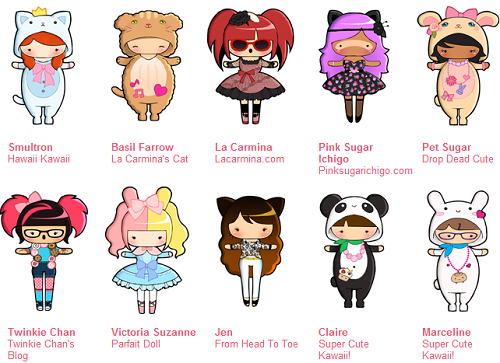 Maqaroon Kawaii Blogger Portraits Maqaroon Portrait Hawaii Kawaii Design By Joanna Zhou