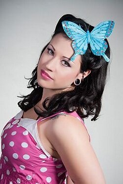Butterfly Fascinator Butterfly Fascinator Hair Clips Pink Blue Kawaii Hair Blog