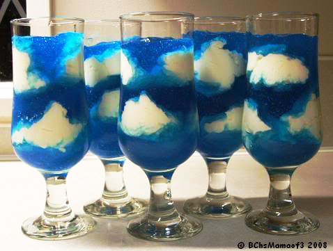 Cloudy Sky Jello Blue Sky Jello Cream Tutorial Blog