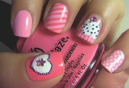 Cupcake Nails Cupcake Nails Kawaii Nail Art Blog