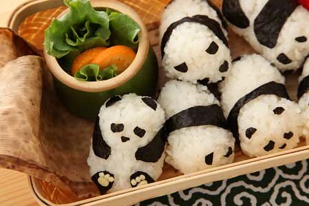 Panda Onigiri Balls Panda Onigiri Balls Panda Sushi Food Blog
