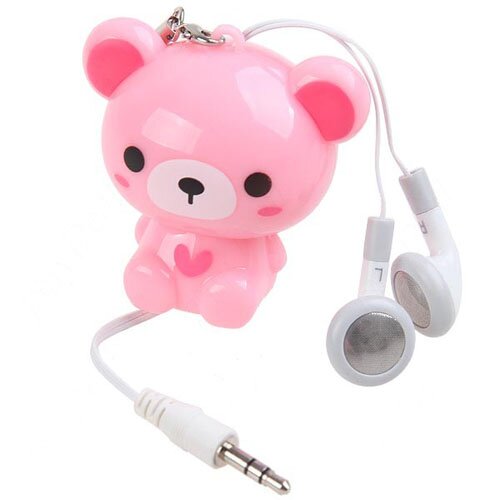 Pink Bear Earphones Pink Bear Earphones Kawaii Gadgets Blog
