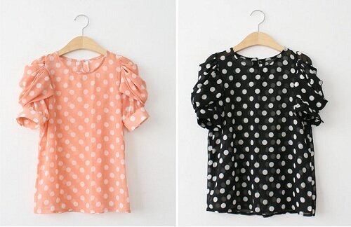 Polka Dot Blouse Polka Dot Blouse Kawaii Clothes Fashion Blog 3
