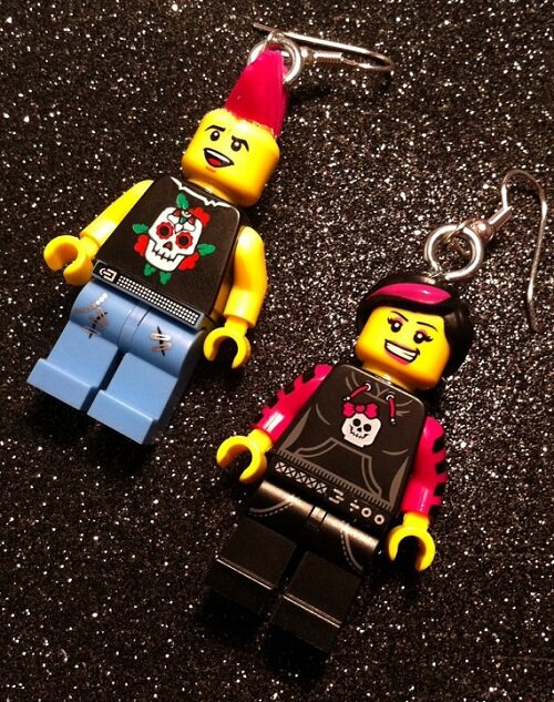 Lego Jewelry Lego Jewelry Earrings Cute Toy jewelry Blog