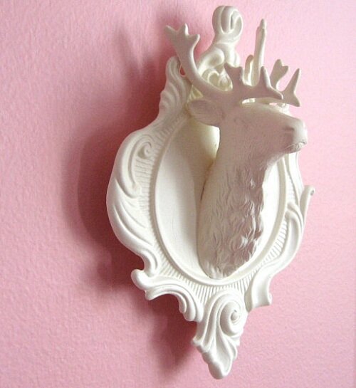 Mounted Deer Head Mounted DEER Head Ceramic Kawaii Figures Vinyl Blog 2