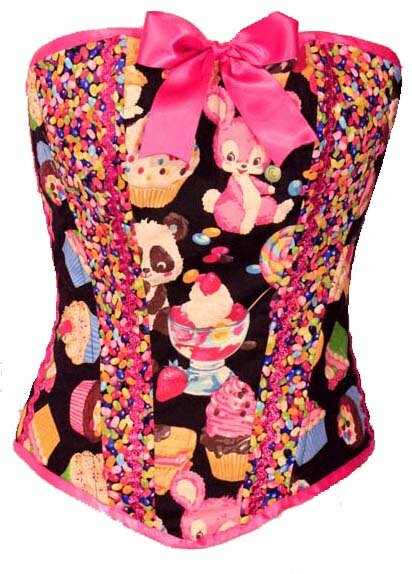 Pink Corset Kawaii Underware