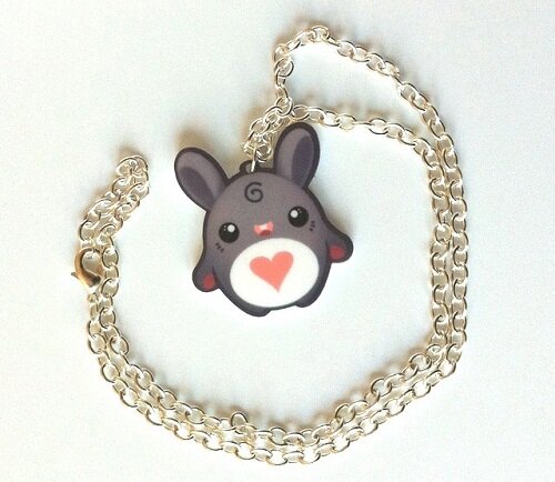 Bunny Necklace Tomo Ltd Bunny Necklace Kawaii Shop