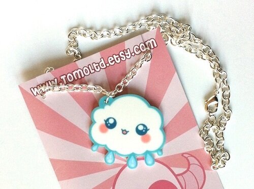 Cloud Necklace Tomo Ltd Cloud Necklace Kawaii Shop
