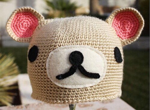 Rilakkuma Hat Rilakkuma Hat Kawaii San-X Anime Japanese Crochet Beanie