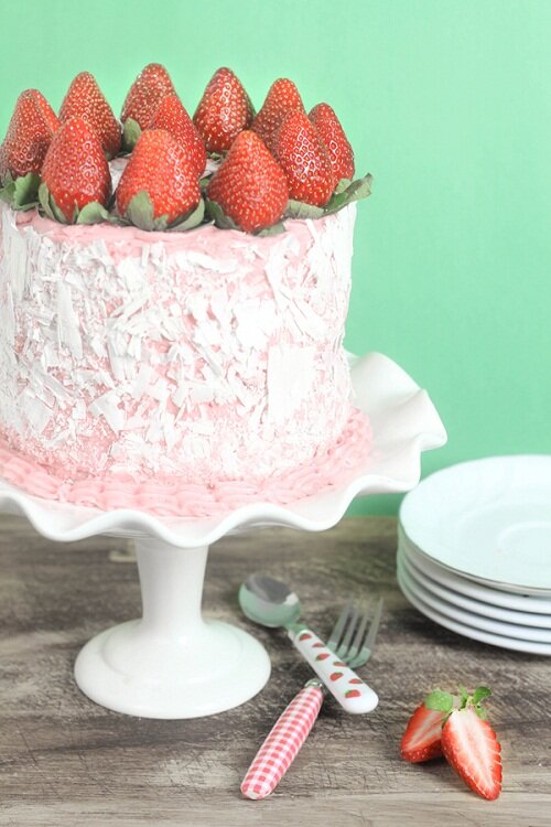 Strawberry Cake Strawberry Cream Cake Kawaii Food Blog
