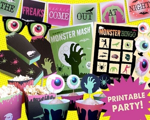 Halloween Party Printables Halloween Party Printables Kawaii Halloween Party Blog