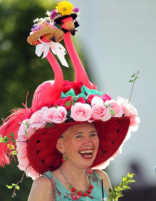 Crazy Flamingo Hat Flamingo Derby Hat Kawaii Fashion