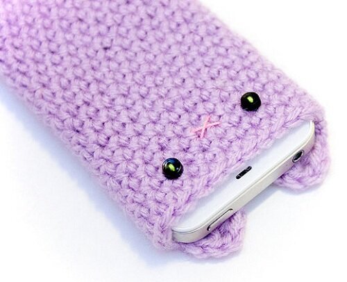Crocheted Iphone Case Crocheted Iphone Case Lavender Kawaii Accessories Blog
