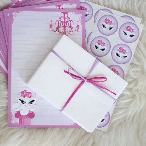 Kawaii Cat Writing Cards Kawaii Cat Writing Cards Kawaii Stationary Blog