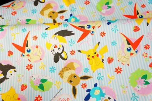 Asian Fabric Pokemon asian, Crazy and Kawaii Desu, fabric, kawaii, Kawaii Desu, Pokemon,Moda Kawaii, tecidos,
