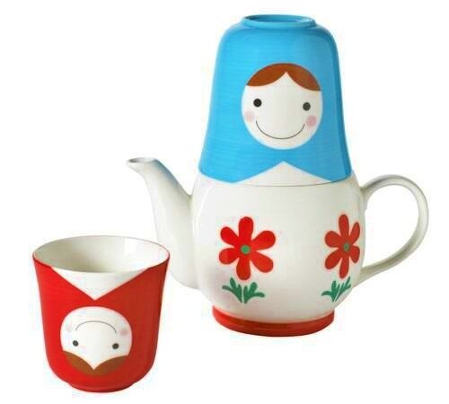 Matryoshka Tea Pot Matryoshka Tea Pot Kawaii Porcelain Kitchen