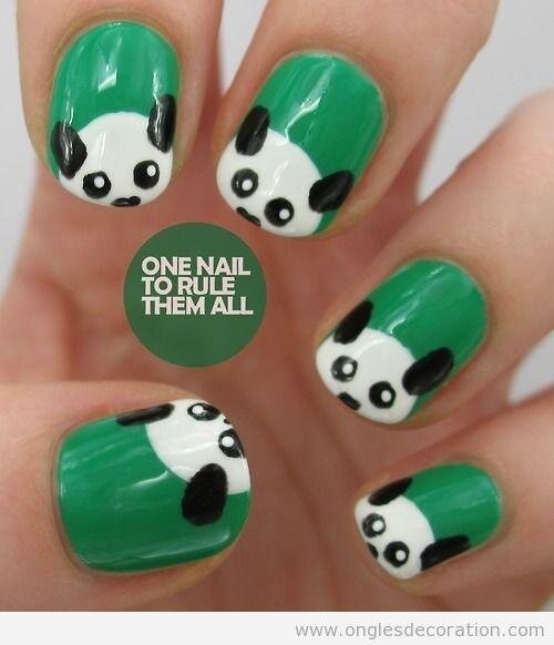 Panda Nails Panda Nails Kawaii Nail Blog